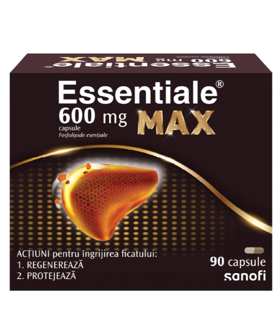 Essentiale Max 600mg 90 Capsules – Liver Health Support