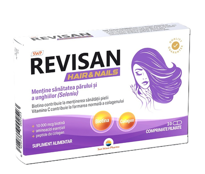Revisan Hair & Nails 30 Tablets – Hair & Nail Strength Support