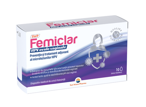 Femiclar 10 Vaginal Ovules – Vaginal & Intimate Care Support