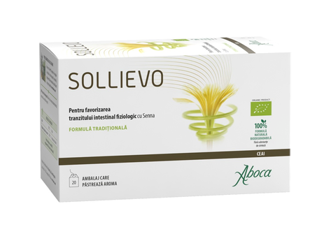 Aboca Bio Sollievo Tea 20 Sachets – Natural Digestive & Bowel Support