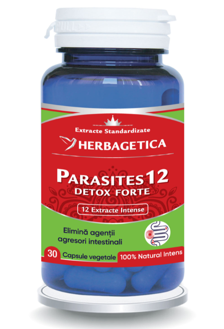 Parasites 12 Detox Forte 30 Capsules – Digestive & Detox Support