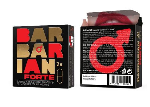 Barbarian Forte 2 Capsules – Men's Vitality & Performance Support