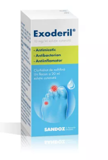 Exoderil skin solution, 20 ml, Sandoz