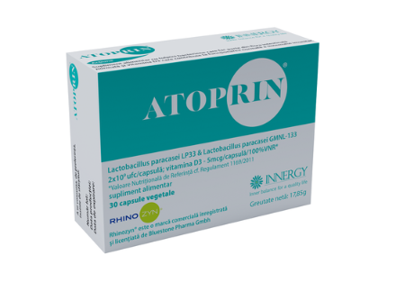 Atoprin 30 Capsules – Probiotic Allergy Support with Vitamin D3