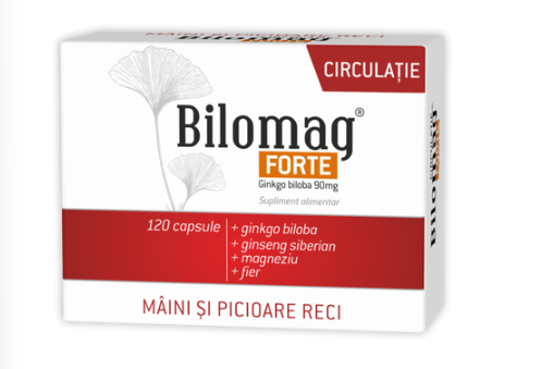 Bilomag Forte Circulation 120 Capsules – Healthy Blood Flow Support