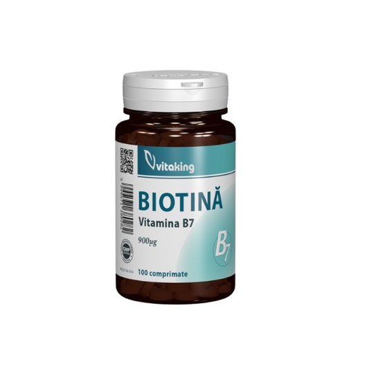 Biotin vitamin B-7 100 tablets