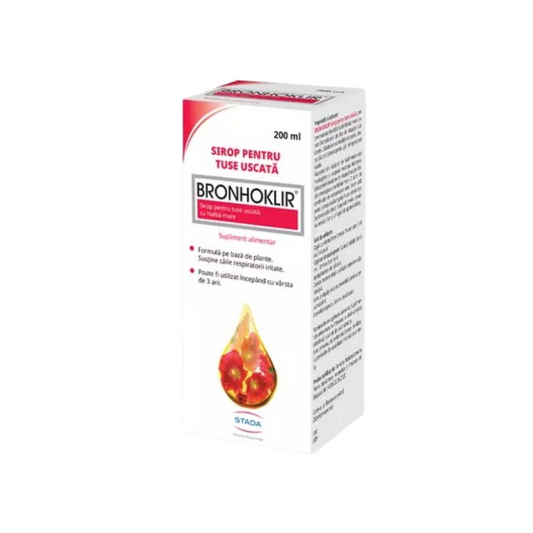 Bronhoklir dry cough syrup, 200 ml