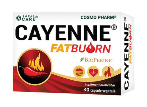 Cayenne Fatburn 30 Vegan Capsules – Metabolism & Weight Support