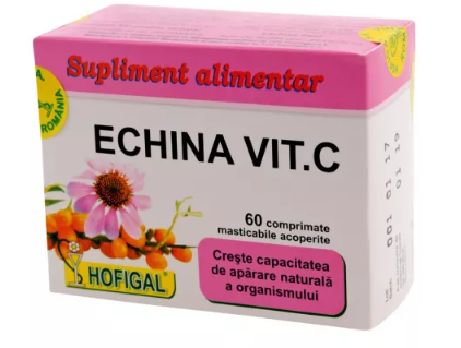 Echina Vitamin C, 60 tablets, Hofigal