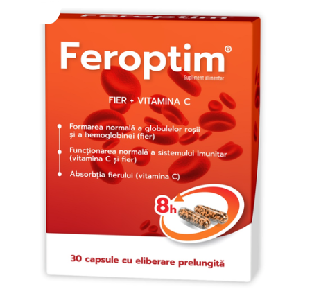 Feroptim Retard 30 Capsules – Iron Supplement for Anemia Support