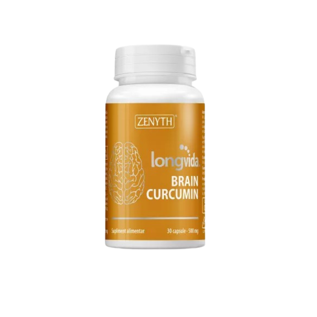 Food supplement Brain Curcumin Longvida, 30 capsules