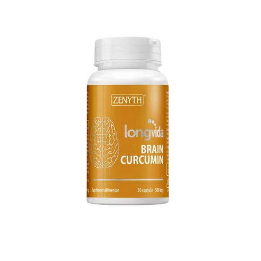 Food supplement Brain Curcumin Longvida, 30 capsules