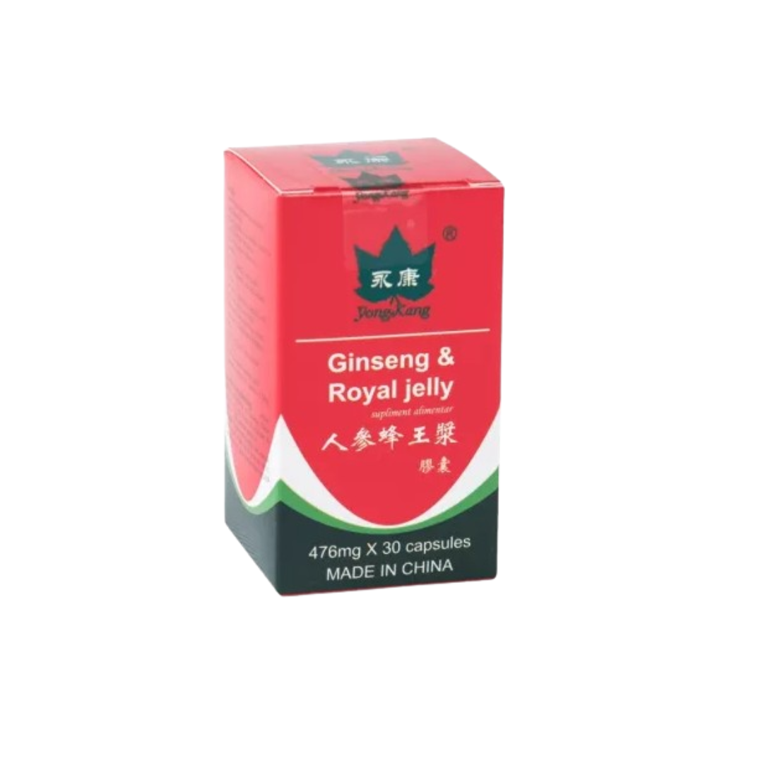 Ginseng + Royal Jelly, 30 capsules