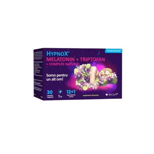 HypnoX Melatonin+Triptofan+Complex Natural, 30 vegetal capsules