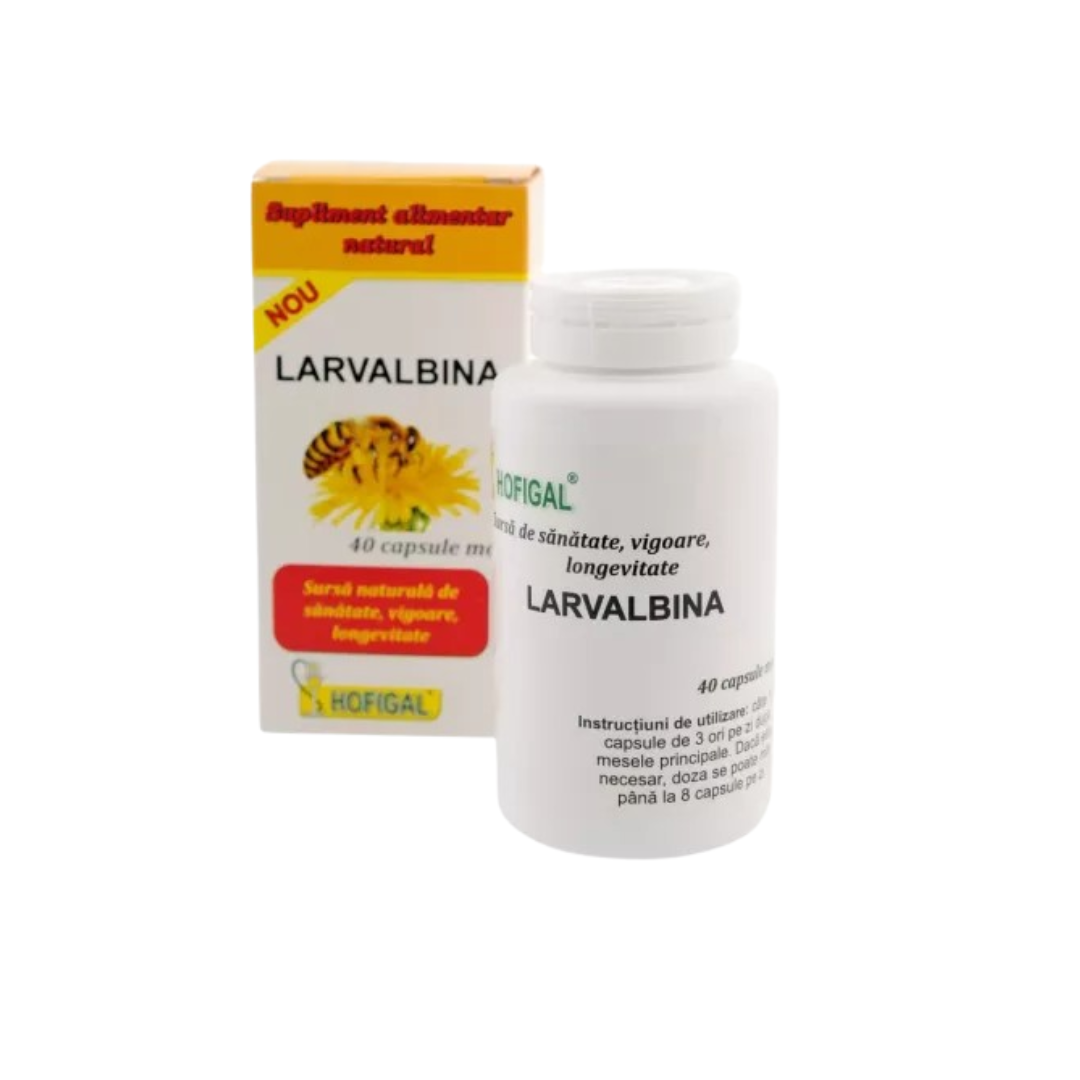 Larvalbina, 40 soft capsules