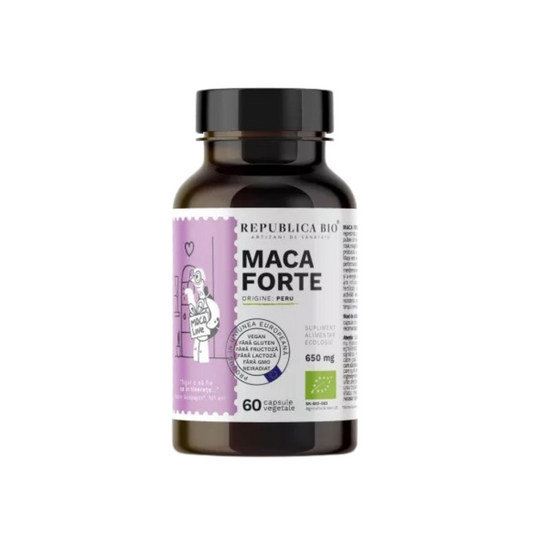 Maca Forte ecological, 60 vegetal capsules