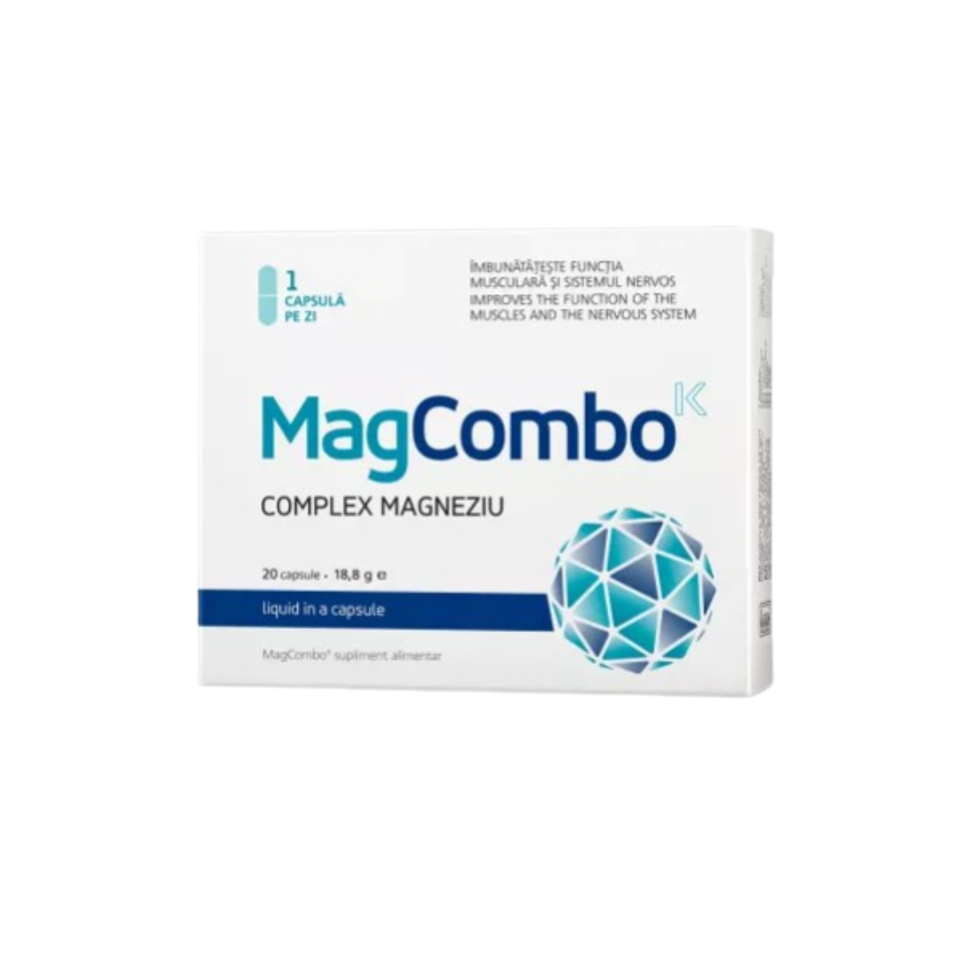 MagCombo Magnesium Complex 940 mg, 20 capsules