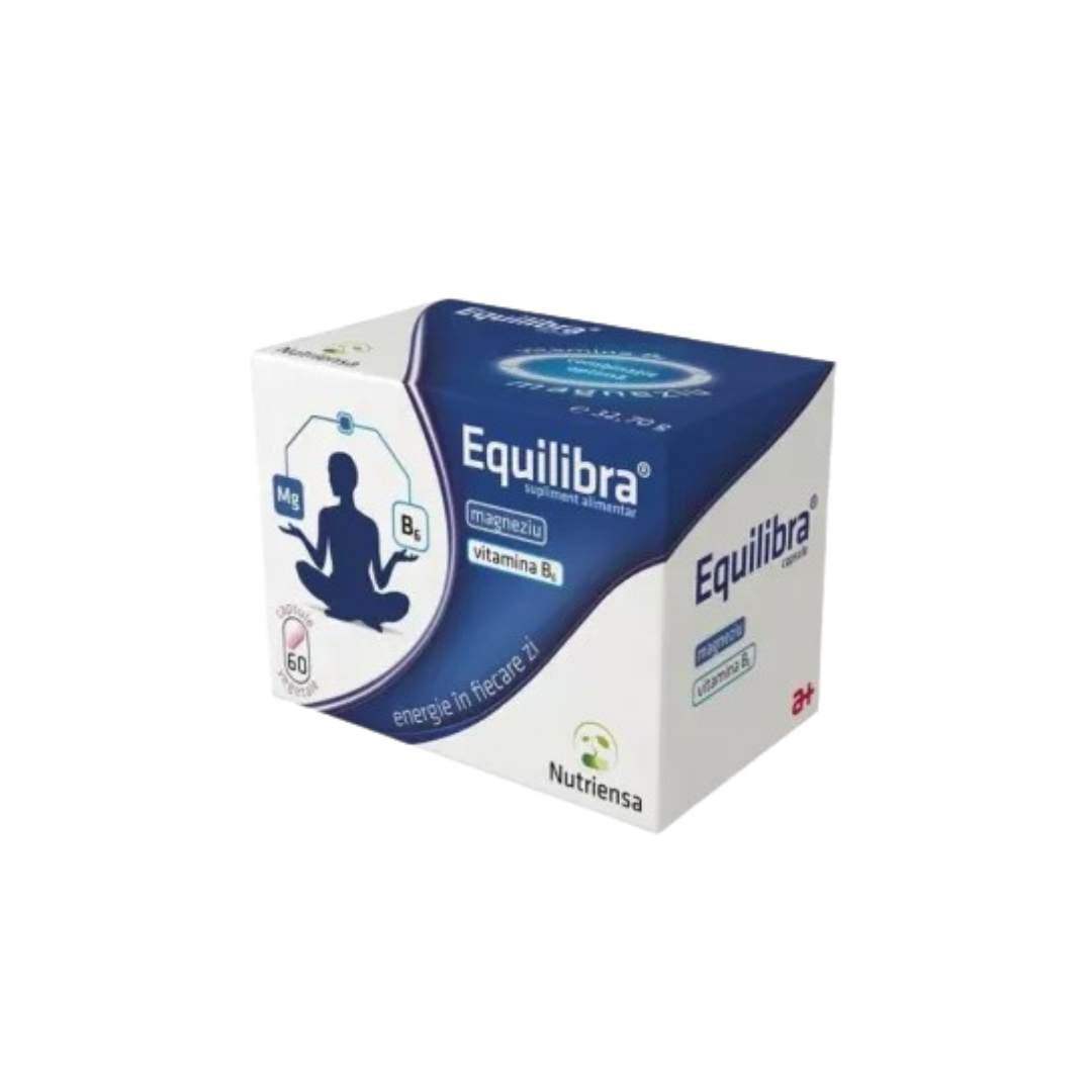 Magnesium + vitamin B6 Equilibra, 60 capsules