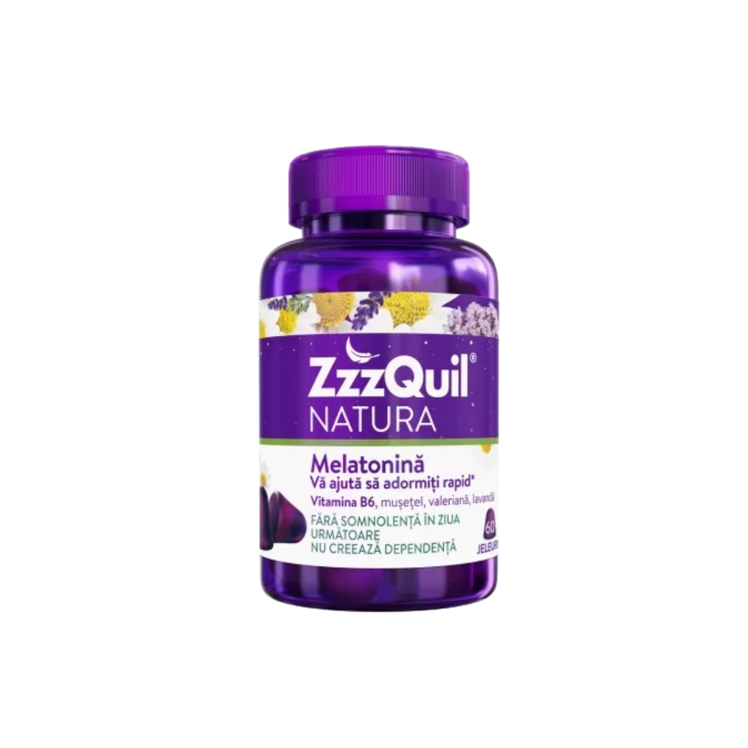 Melatonin, 60 jellies, ZzzQuil Natura