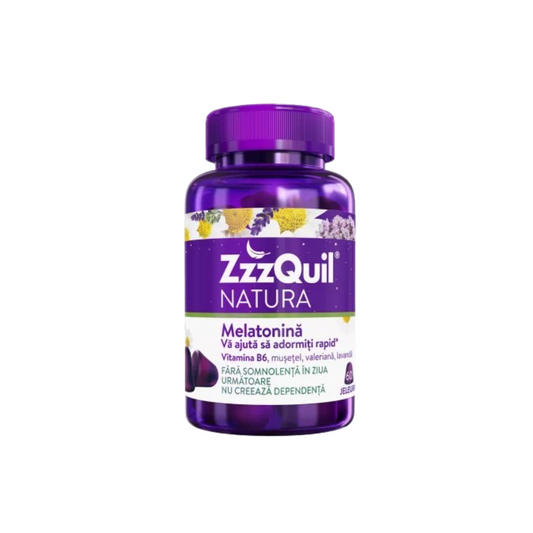 Melatonin, 60 jellies, ZzzQuil Natura