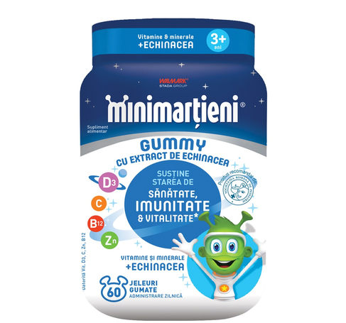 Minimartieni Gummy echinacea extract jellies, 60 pieces