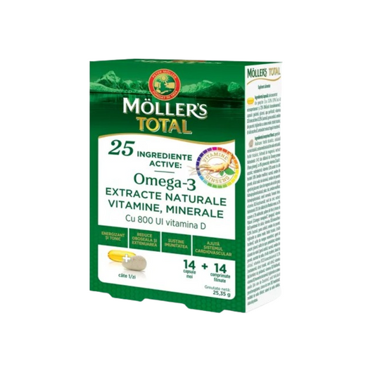 Mollers Total, 14 capsules + 14 tablets