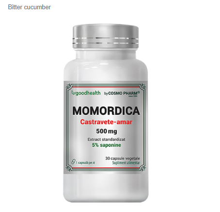 Momordica 500mg 30 Capsules – Blood Sugar Support