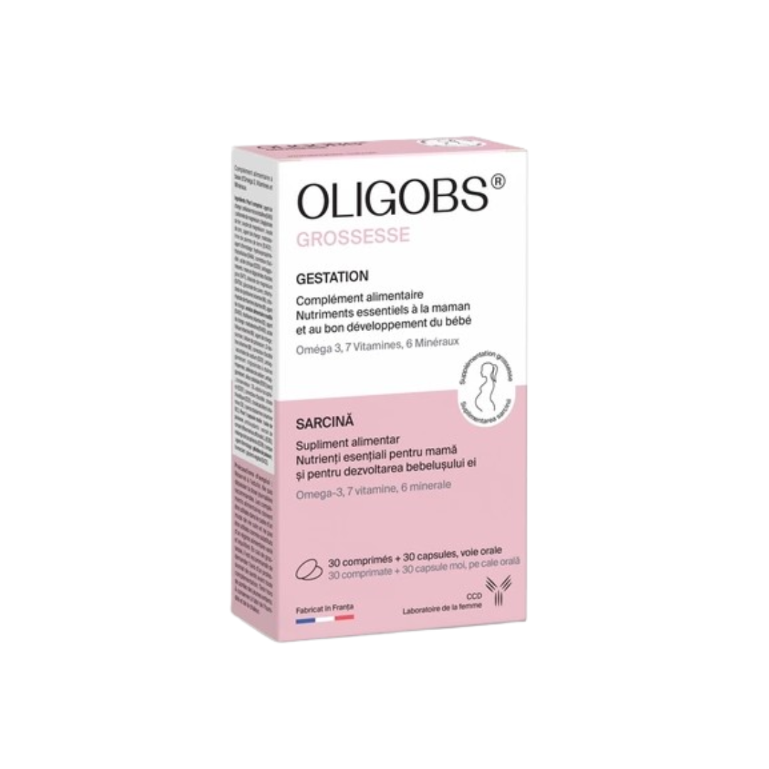 Oligobs Prenatal Omega 3, 30 tablets + 30 capsules