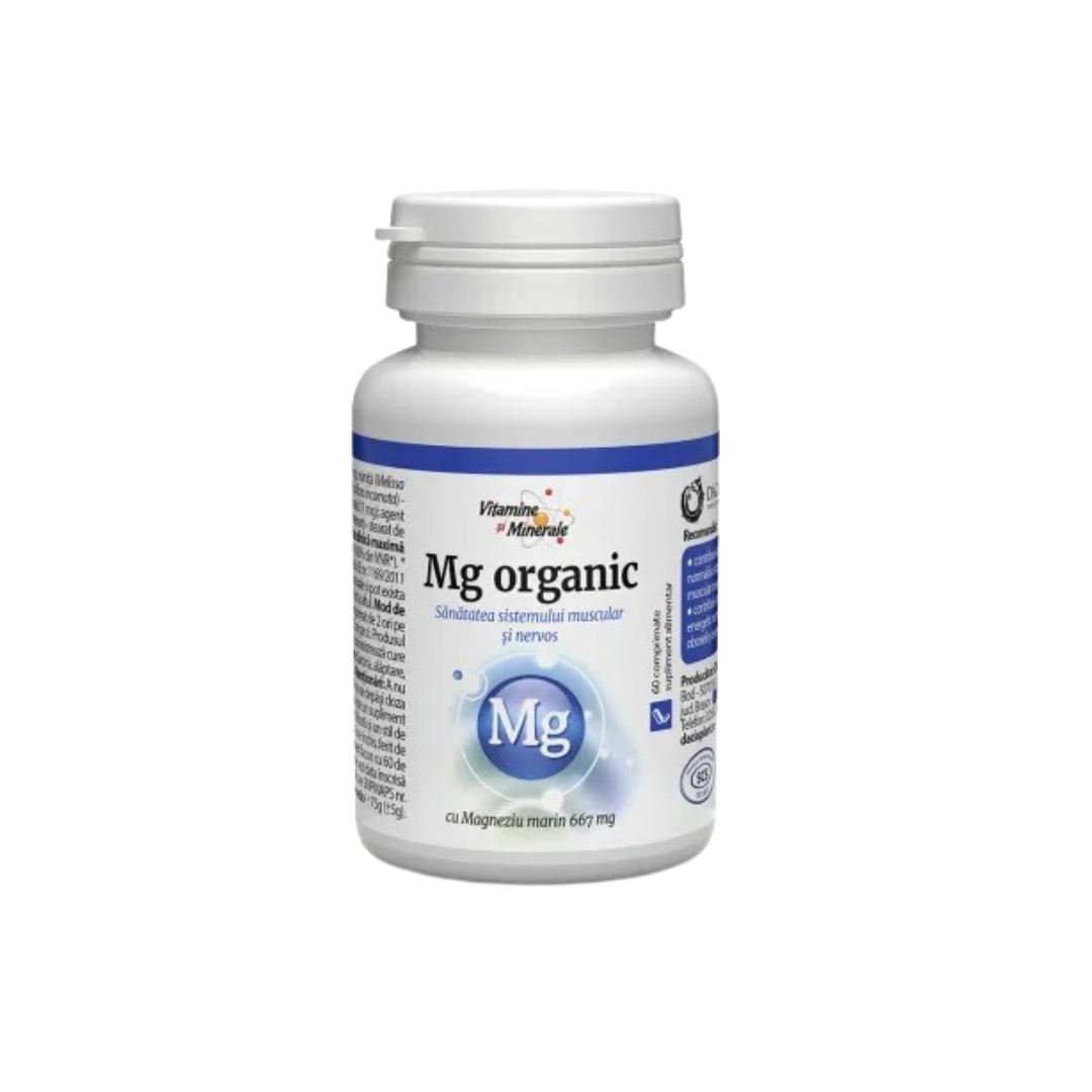 Organic Magnesium, 60 tablets