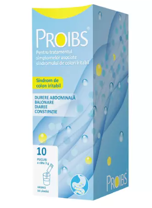 ProIBS 10 sanchets, abdominal pain, bloating, diarrhea, constipation