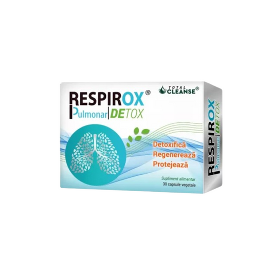 Respirox Pulmonar Detox Total Cleanse, 30 capsule