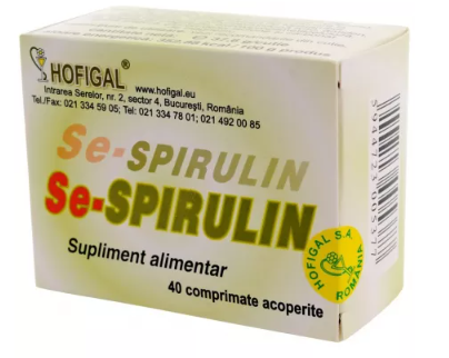 Se-Spirulin, 40 tablets, Hofigal