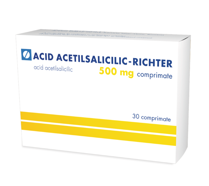 Acid Acetilsalicilic 30 Tablets