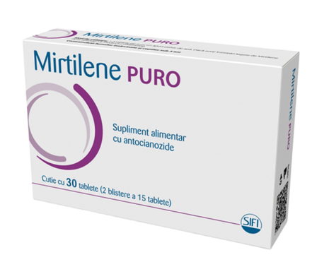 Mertilene Puro, 30 tablets - relieving visual fatigue