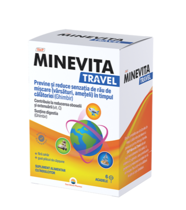 Minevita Travel Kids 6 Lollipops – Motion Sickness Support