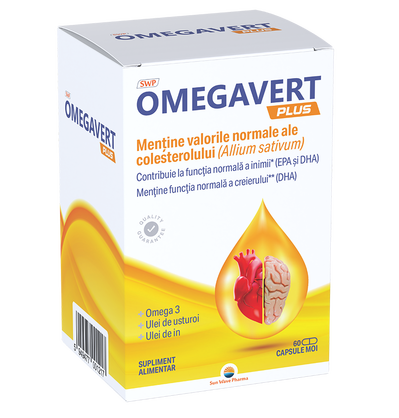 Omegavert Plus 60 Soft Capsules – Cholesterol & Cardiovascular Support