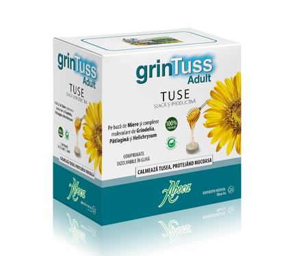 Grintuss Adult 20 Tablets – Cough & Throat Support
