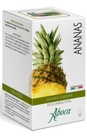 Aboca Ananas 50 Capsules – Natural Diuretic & Weight Management Support