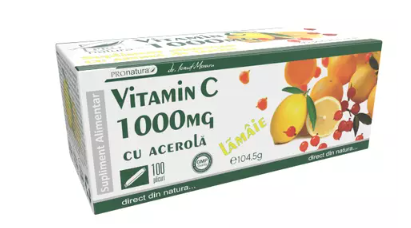 Vitamin C with acerola and lemon 1000 mg, 100 sachets