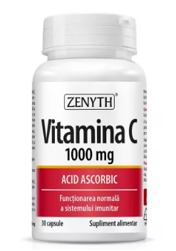 Vitamina C Acid Ascorbic, 1000 mg, 30 capsules