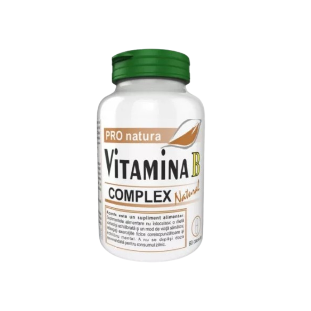 Vitamin B Complex Natural, 60 capsules