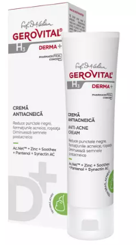 Anti-acne cream H3 Derma+, 50 ml