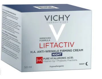 Anti-wrinkle and firming night cream for all skin types Liftactiv HA, 50 ml, Vichy