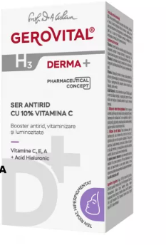 Anti-wrinkle serum with 10% Vitamin C H3 Derma+, 15 ml