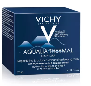 Aqualia Thermal SPA moisturizing night gel-cream with anti-fatigue effect, 75 ml, Vichy