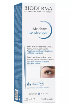 Atoderm Intensive eyelid and eye contour cream, 100 ml, Bioderma