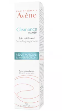 Night cream with smoothing effect Cleanance Women, 30 ml, Avene