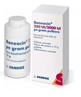 Baneocin powder, 10 g, Sandoz