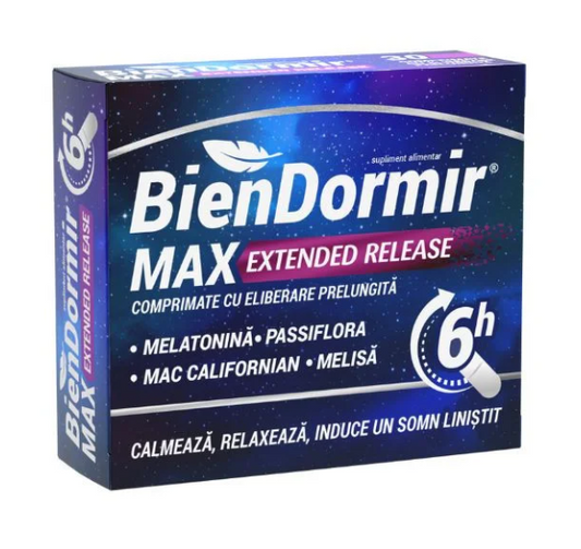 Bien Dormir Max Extended Release, 40 tablets