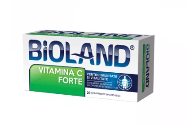 Vitamin C Forte 500 mg Bioland, 20 tablets